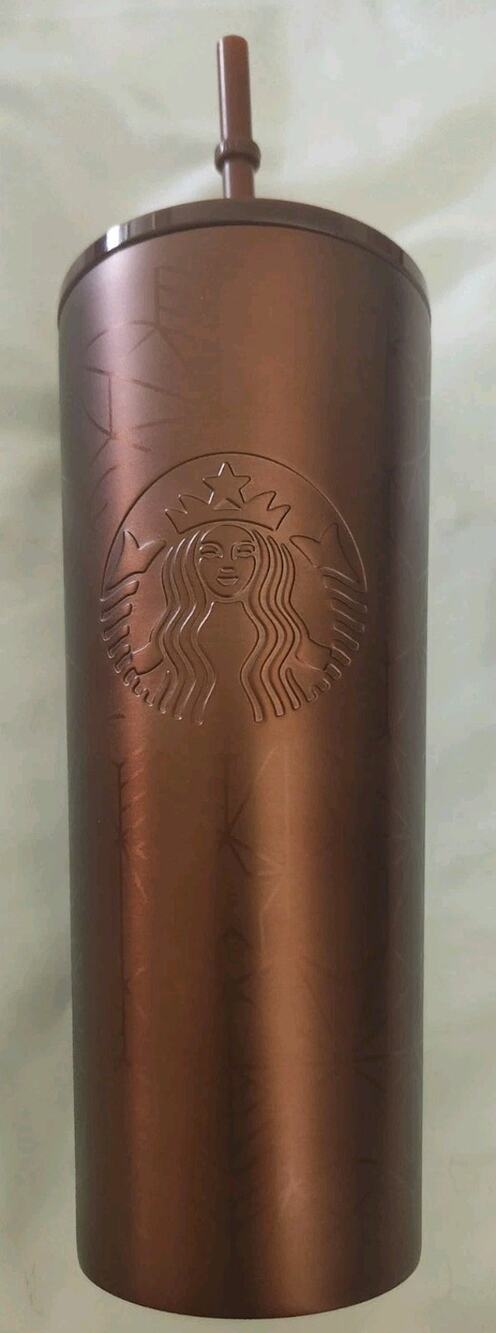 Starbucks Tumbler Brown New With Tags Overseas (See Pictures For Details)
